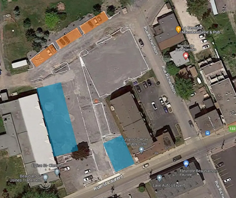 Carte de la marina de Beauharnois